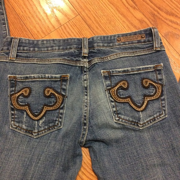 Express Denim - Rerock for Express Boot Size 2 EUC